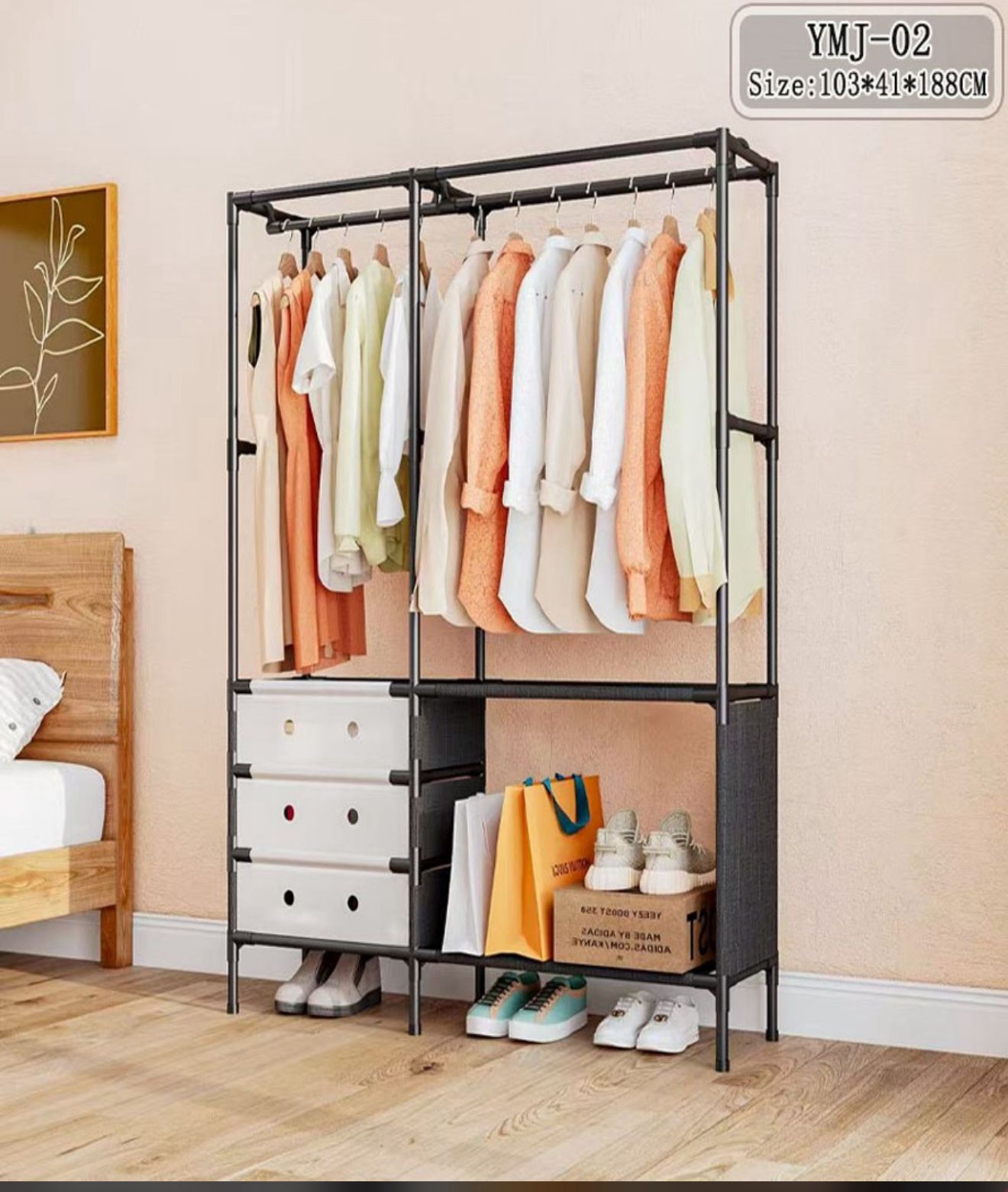 Armario tubular 2cuerpos